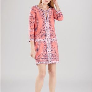 BCBG floral shift dress